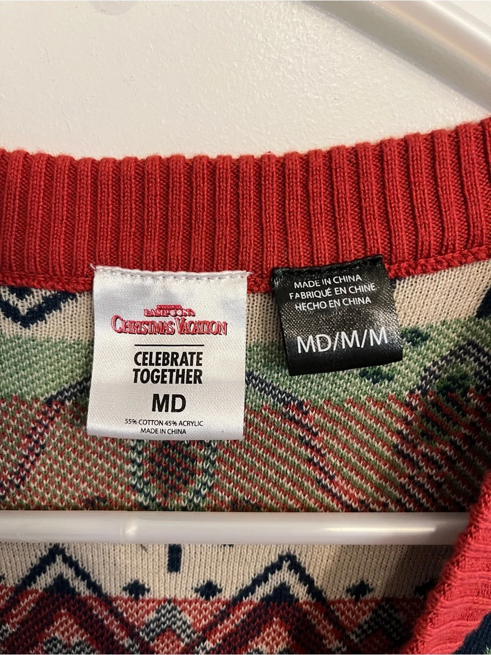 Men’s size medium National Lampoons Christmas Vacation Sweater